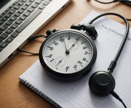 Video transcription with timestamps