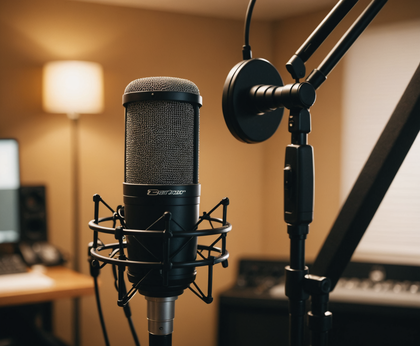 short voiceover recording